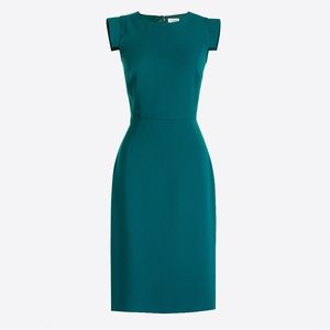 Size 12 Green Resume Cut J Crew Dress